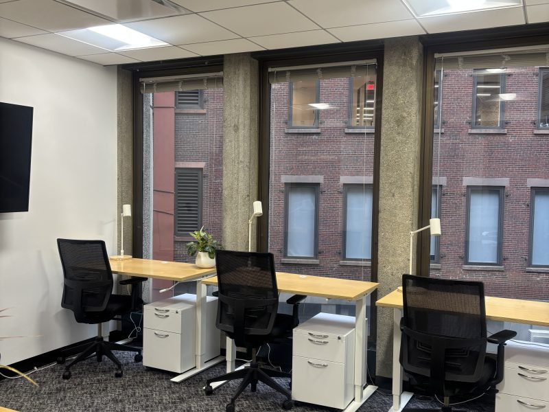 Window Office with 5 Desks