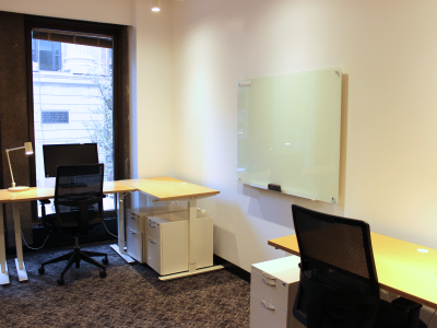 Window Office with 6 Desks